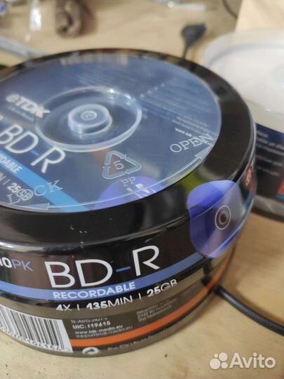 Оптические диски DVD, blu-ray