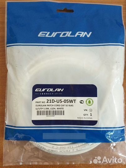 Коммутационный шнур категории 5е