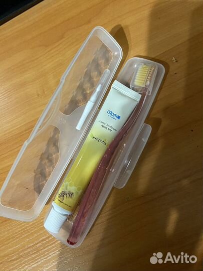 Зубная паста, зубные щетки Atomu