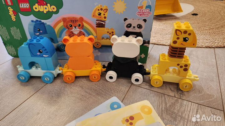 Поезд lego duplo животные 10955