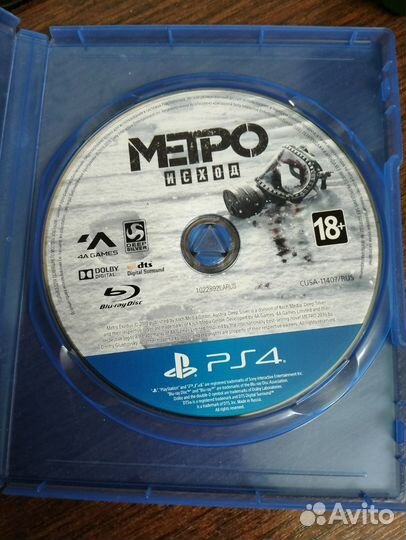 Метро 2033 исход ps4