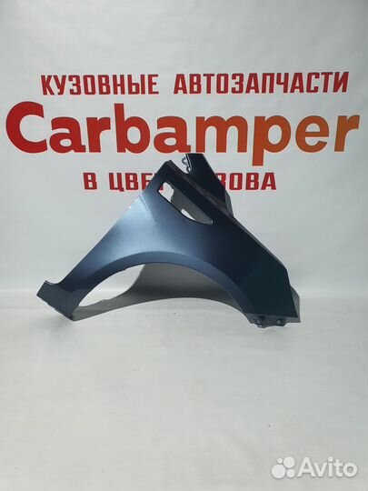 Крыло правое Kia Rio 3 цвет Russian Blue BR7