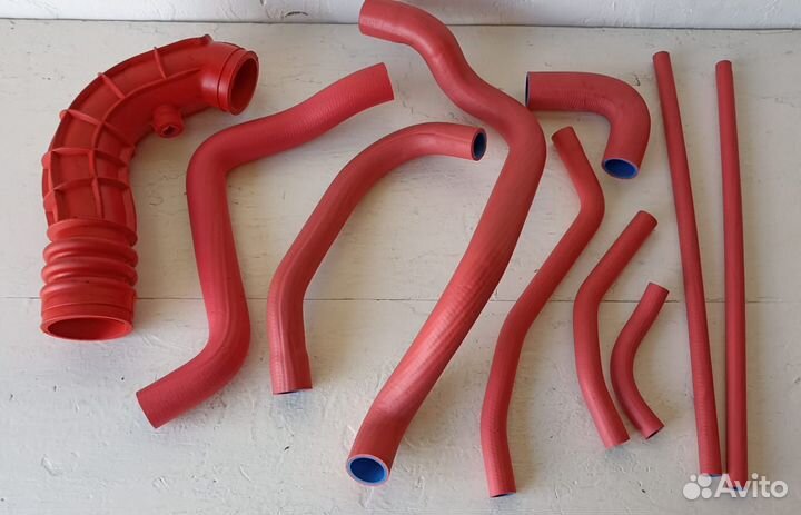 Патрубки двигателя ваз 1118 вода + воздух из 12 шт