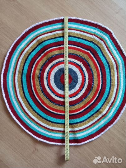 Коврик для домашних любимцев 51см, связан крючком