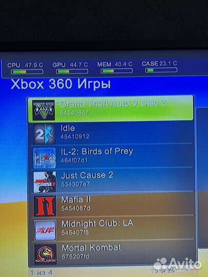 Продам xbox 360 256гб прошитая Freeboot