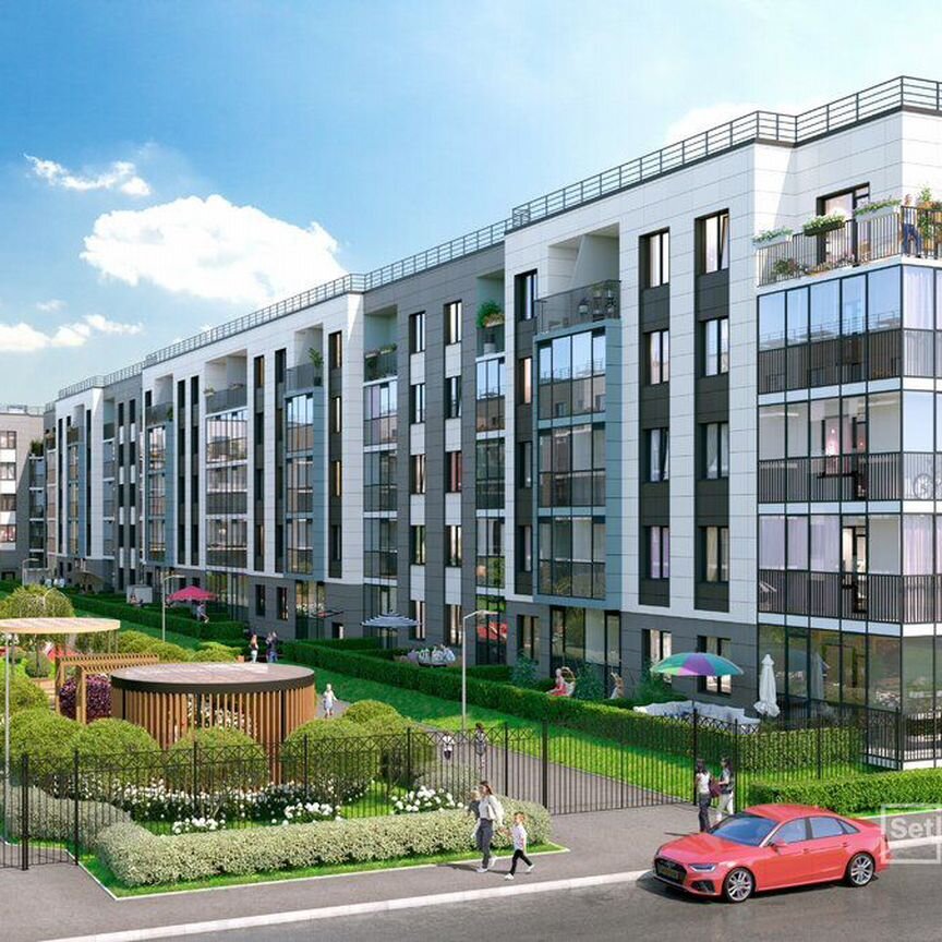 2-к. квартира, 53 м², 2/5 эт.