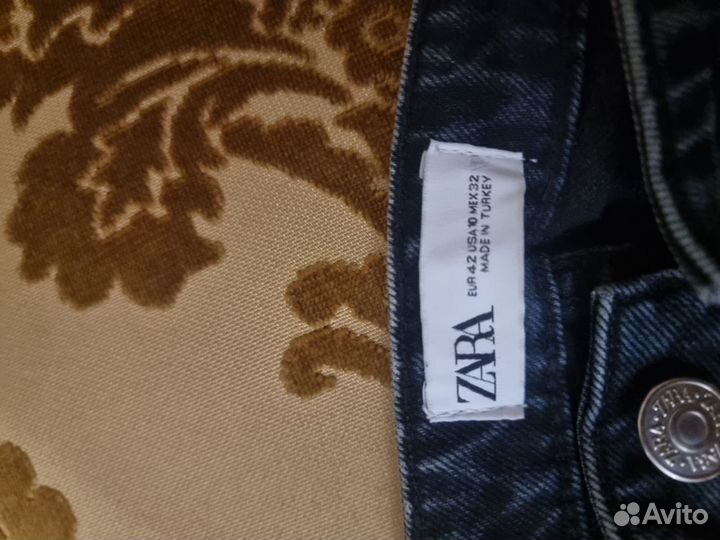 Джинсы zara mom 40,42