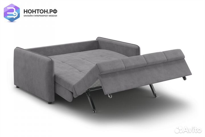 Диван аккордеон Хилтон серый