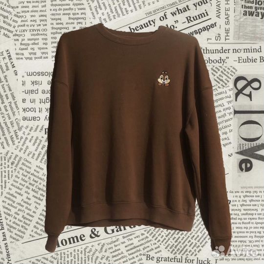 Свитшот коричневый