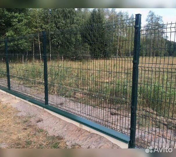 Сетка для забора 3d