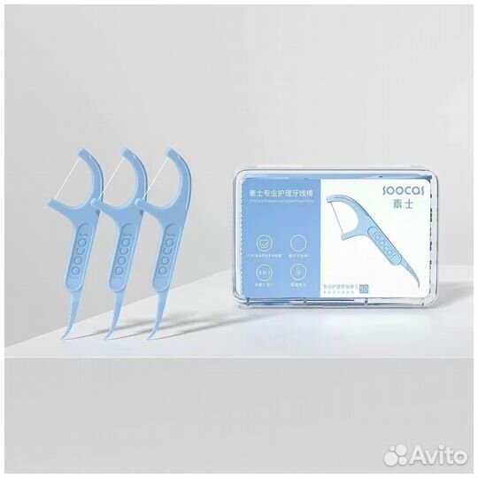 Зубная нить Soocas Dental Floss Pick D1 (1уп.) (50