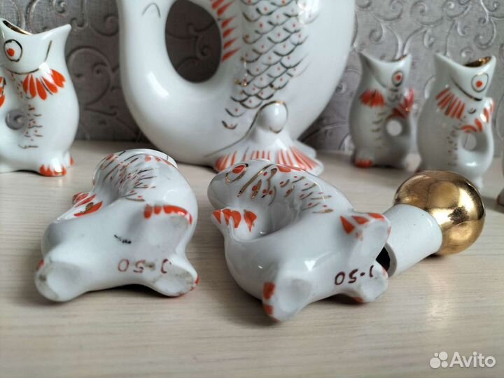 Подарок рыбаку, Штоф фарфор рыбка