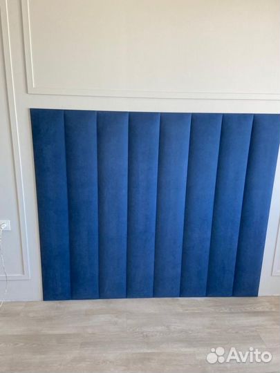 Мягкие стеновые панели и кровать