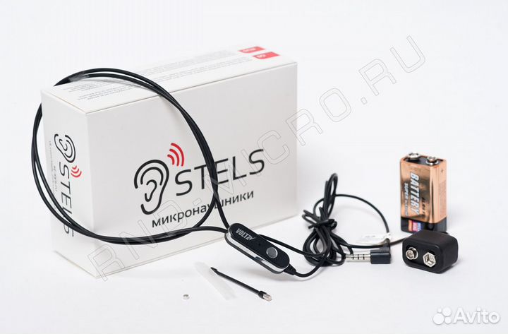 Микронаушник с пищалкой