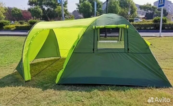 3х местная, двухслойная палатка с тамбуром