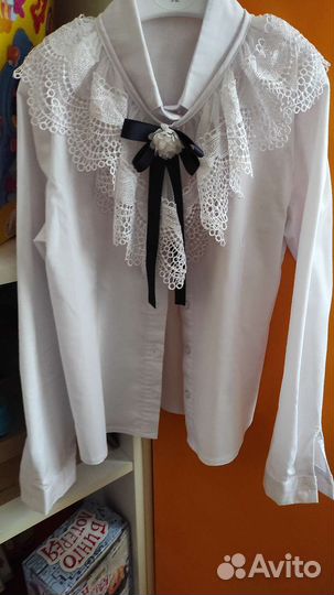 Блузка школьная 128-134