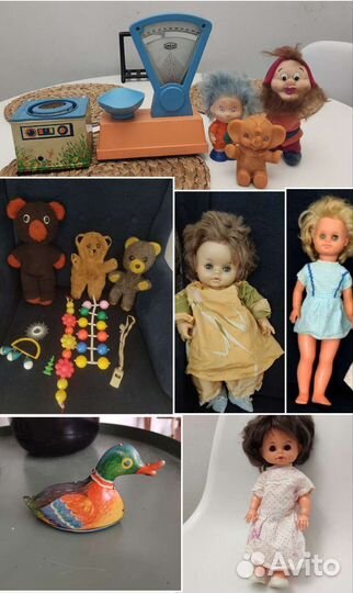Детские игрушки СССР винтажные