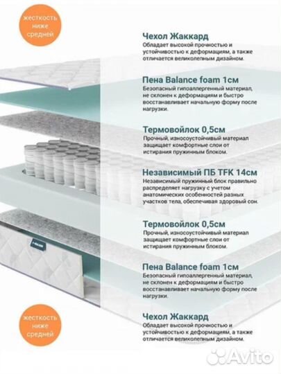 Матрас hielson firm easy 160x200