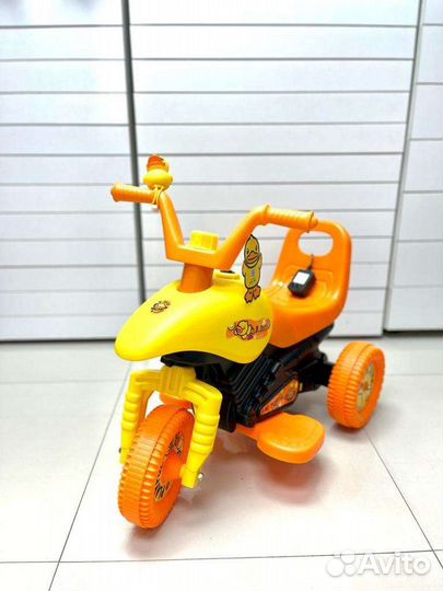 Мотоцик электрический детский новый