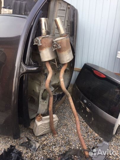 Глушитель задняя банка bmw x5 e53 аутлендер акцент