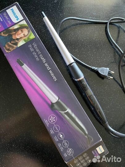 Щипцы для завивки волос philips