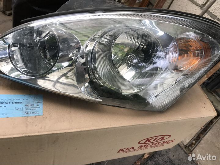Фара kia ceed передняя левая, битая