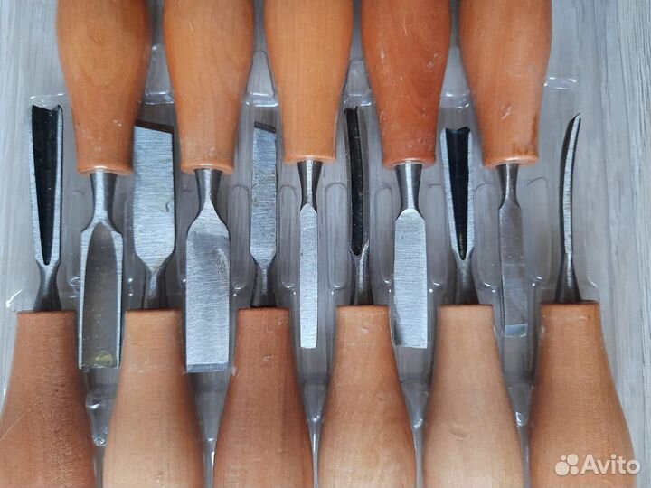 Набор резцов для резьбы по дереву