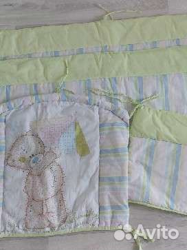 Бортики и балдахин в кроватку