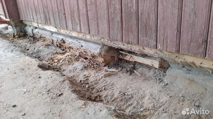 Подъем дома Ремонт фундамента Замена венцов лаг