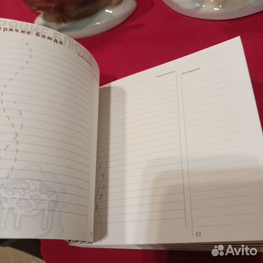 Книга для записей кулинарных рецептов