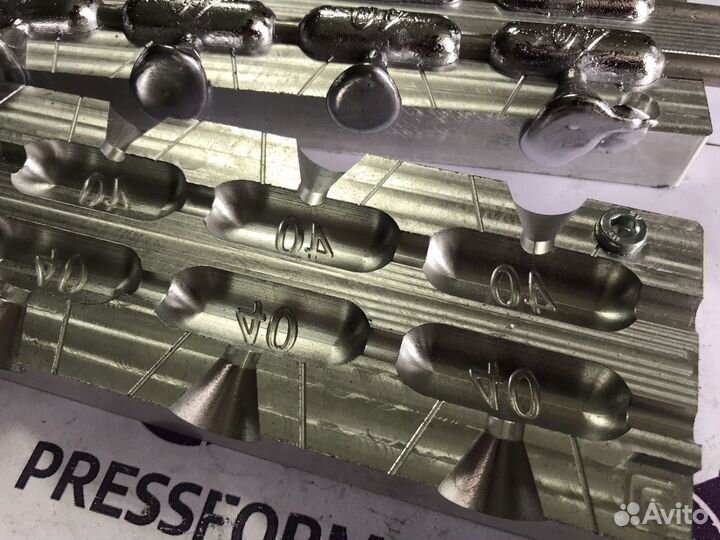 Форма чпу для литья грузил «Оливки под сети»