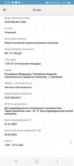 Участок 13 сот. (ИЖС)