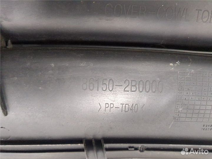 Жабо под дворники Hyundai Santa Fe, 2010