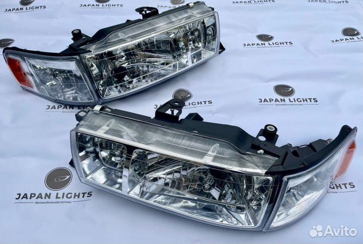 Фары хрустальные передние Toyota Cresta 90