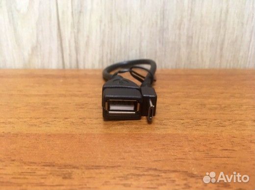 Кабель USB 2.0 OTG AF to MicroBM microUSB 0.15м