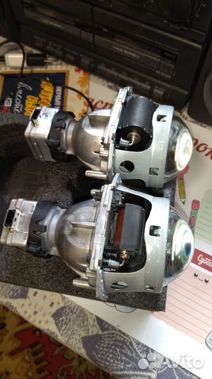 Линзы биксенон с лампами Туарег