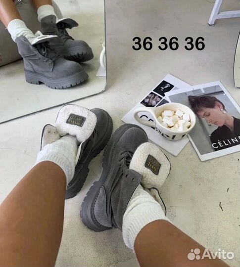 Ботинки женские зимние miu miu