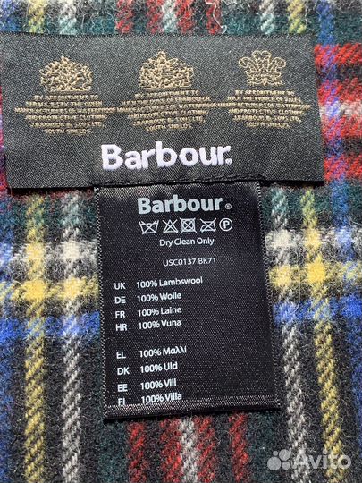 Шарф в клетку Barbour Red Tartan