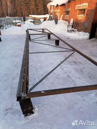 Откатные ворота под ключ частник