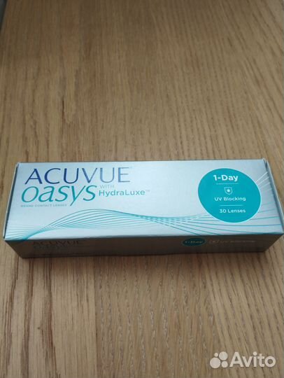 Линзы однодневные acuvue oasys (D -7, 9.0) 30 штук