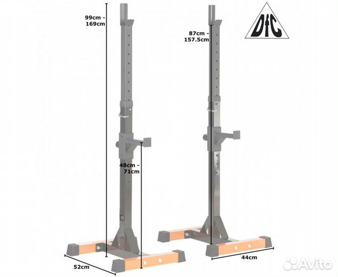 Стойка под штангу DFC dsst16