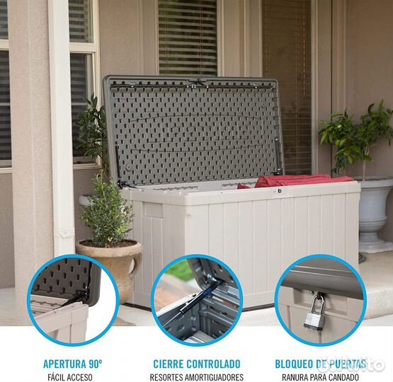 Пластиковый сундук LifeTime 440 л