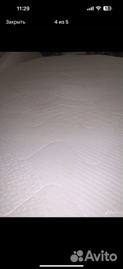 Матрас детский овальный