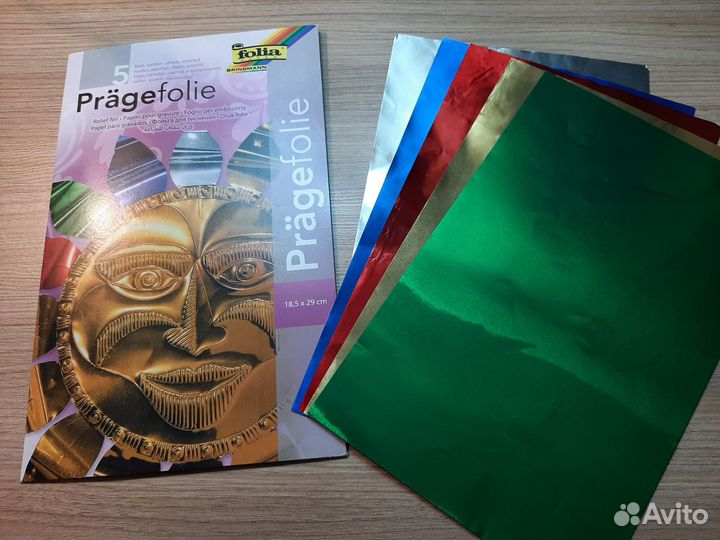 Фольга цветная плотная ассорти