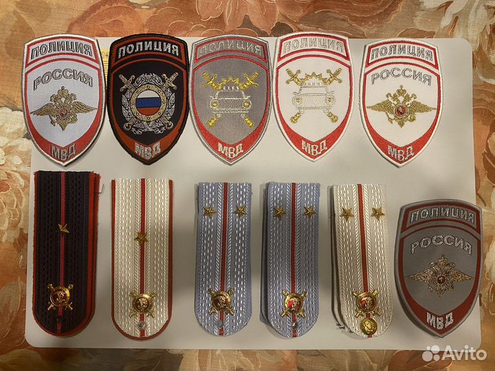 Погоны и шевроны полиция