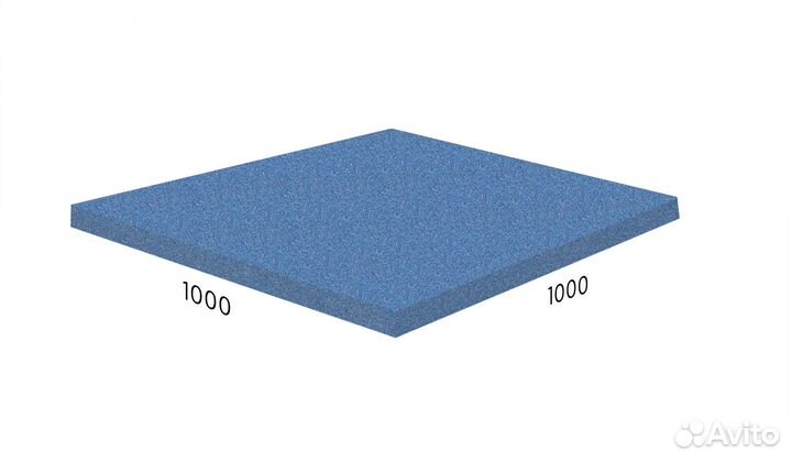 Rubblex Active 1000x1000x30 мм, резиновое покрытие