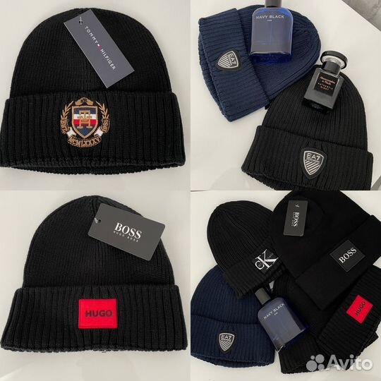 Шапка Paul Shark, Boss, EA7, Bikkembergs, Tommy