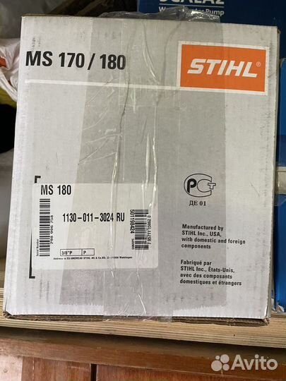 Бензопила Stihl MS 180 оригинал USA сборка