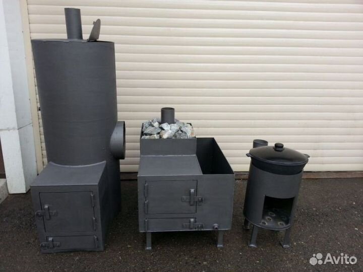 Печи, баки, дымоходы, вентиляция в рассрочку