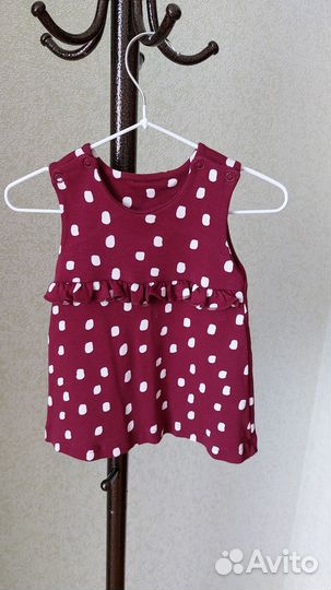 Купальник и туника для девочки 68 см